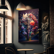 Load image into Gallery viewer, Microphone Wall Decor Music Art Digital Art Print Wall Art Poster Colorful Art Digital Prints