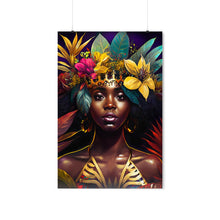 Load image into Gallery viewer, Black Queen Wall Art Abstract art Afrocentric Housewarming Gift for Her Digital Wall Art Poster