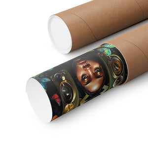 Music Wall Art Abstract music art Afrocentric Art Gift Digital Wall Art Poster