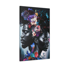 Load image into Gallery viewer, Black Love Digital Black Art Canvas Abstract Art Digital Art Canvas Gallery Wraps
