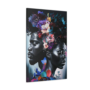 Black Love Digital Black Art Canvas Abstract Art Digital Art Canvas Gallery Wraps