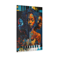 Load image into Gallery viewer, Music Art Black Art Canvas Abstract Art Digital Art Canvas Gallery Wraps