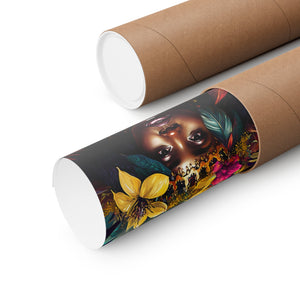 Black Queen Wall Art Abstract art Afrocentric Housewarming Gift for Her Digital Wall Art Poster