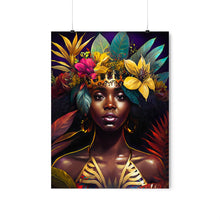 Load image into Gallery viewer, Black Queen Wall Art Abstract art Afrocentric Housewarming Gift for Her Digital Wall Art Poster
