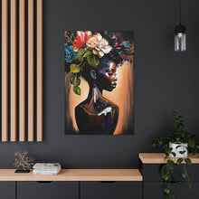 Load image into Gallery viewer, Flower Vase Digital Black Art Canvas Abstract Art Digital Art Canvas Gallery Wraps