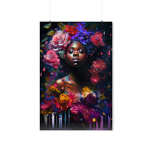 Load image into Gallery viewer, Piano Abstract Art Afrocentric Housewarming Gift for Her Digital Wall Print Birthday Gift Floral Art
