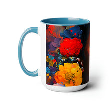 Load image into Gallery viewer, Coffee Mug Two-Tone Beautiful Black Art, 15oz