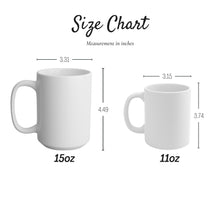 Load image into Gallery viewer, Coffee Mug Two-Tone Beautiful Black Art, 15oz