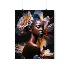 Load image into Gallery viewer, Beautiful Floral Abstract Art, Afrocentric Gift for Her, Painting print, Floral Art