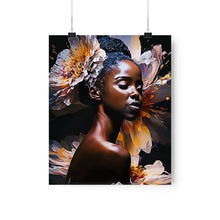 Load image into Gallery viewer, Beautiful Floral Abstract Art, Afrocentric Gift for Her, Painting print, Floral Art