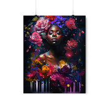 Load image into Gallery viewer, Piano Abstract Art Afrocentric Housewarming Gift for Her Digital Wall Print Birthday Gift Floral Art