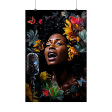 Load image into Gallery viewer, Spiritual Black Art Wall Art Floral Abstract Art Gift